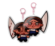 The Lovers Sara and Sirena Gummy Double-sided Acrylic Charms