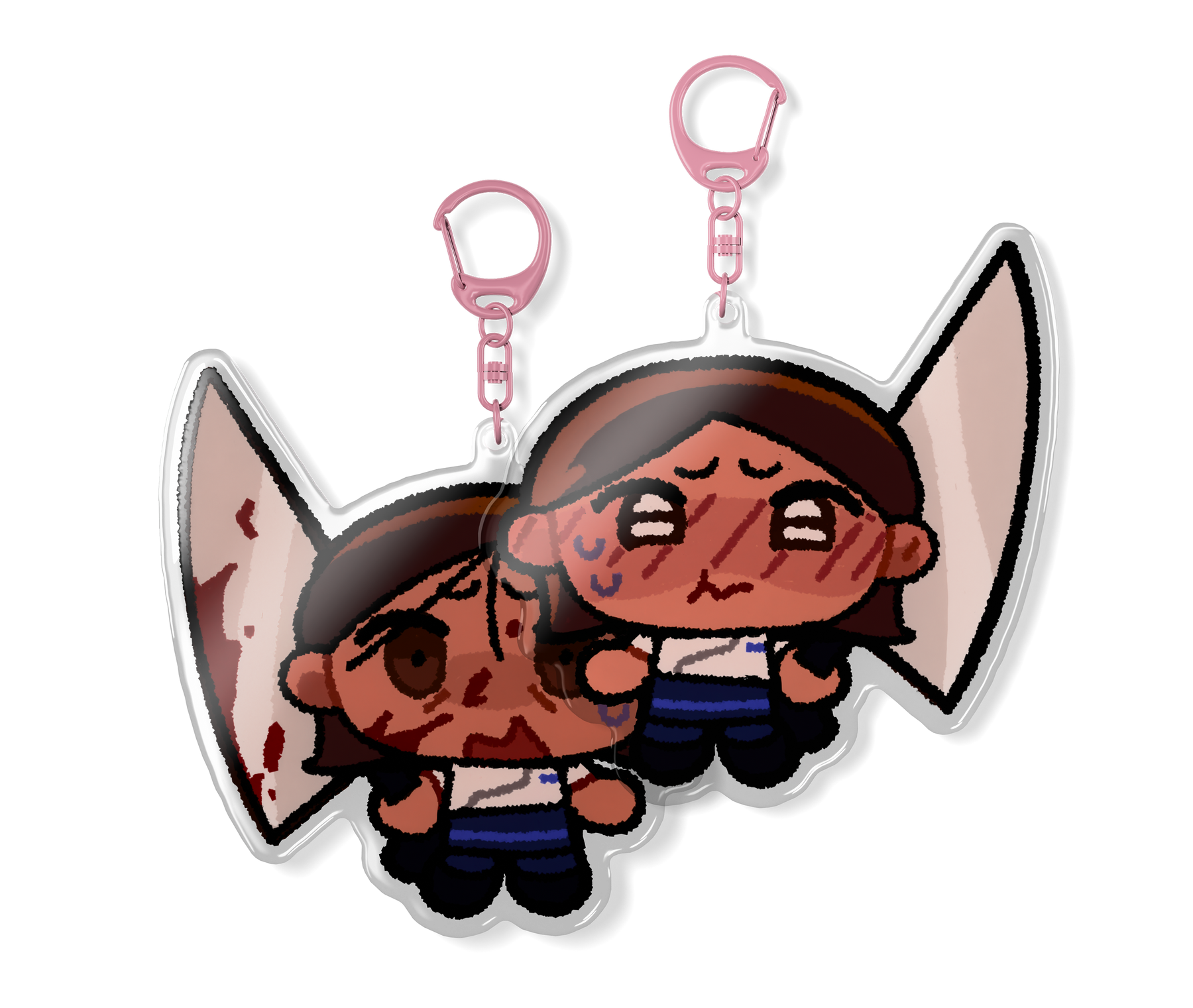 The Lovers Sara and Sirena Gummy Double-sided Acrylic Charms