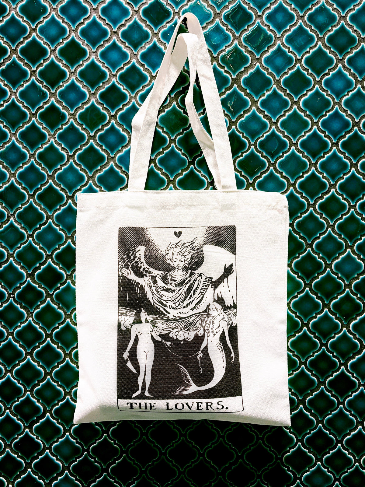 The Lovers Tarot Tote Bag
