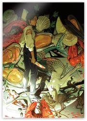 The Lovers ZQ Copper Foil Poster