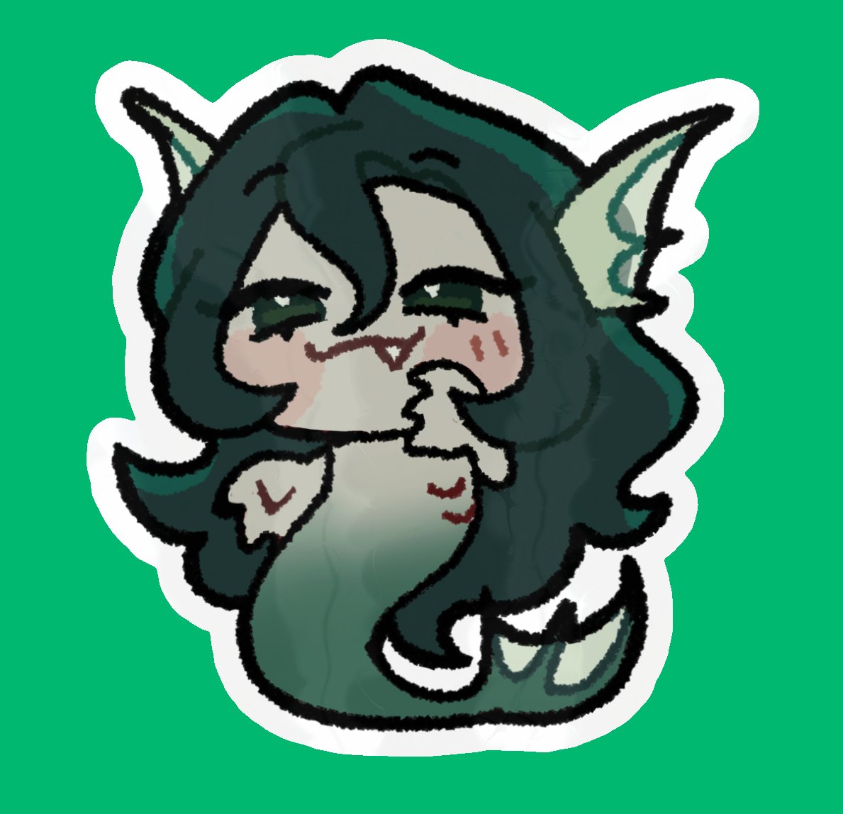 Sirena Gummy Sticker