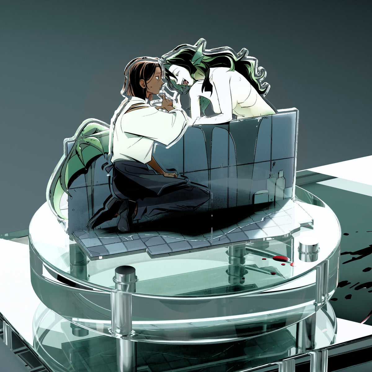 The Lovers Desktop Acrylic Standee Scene