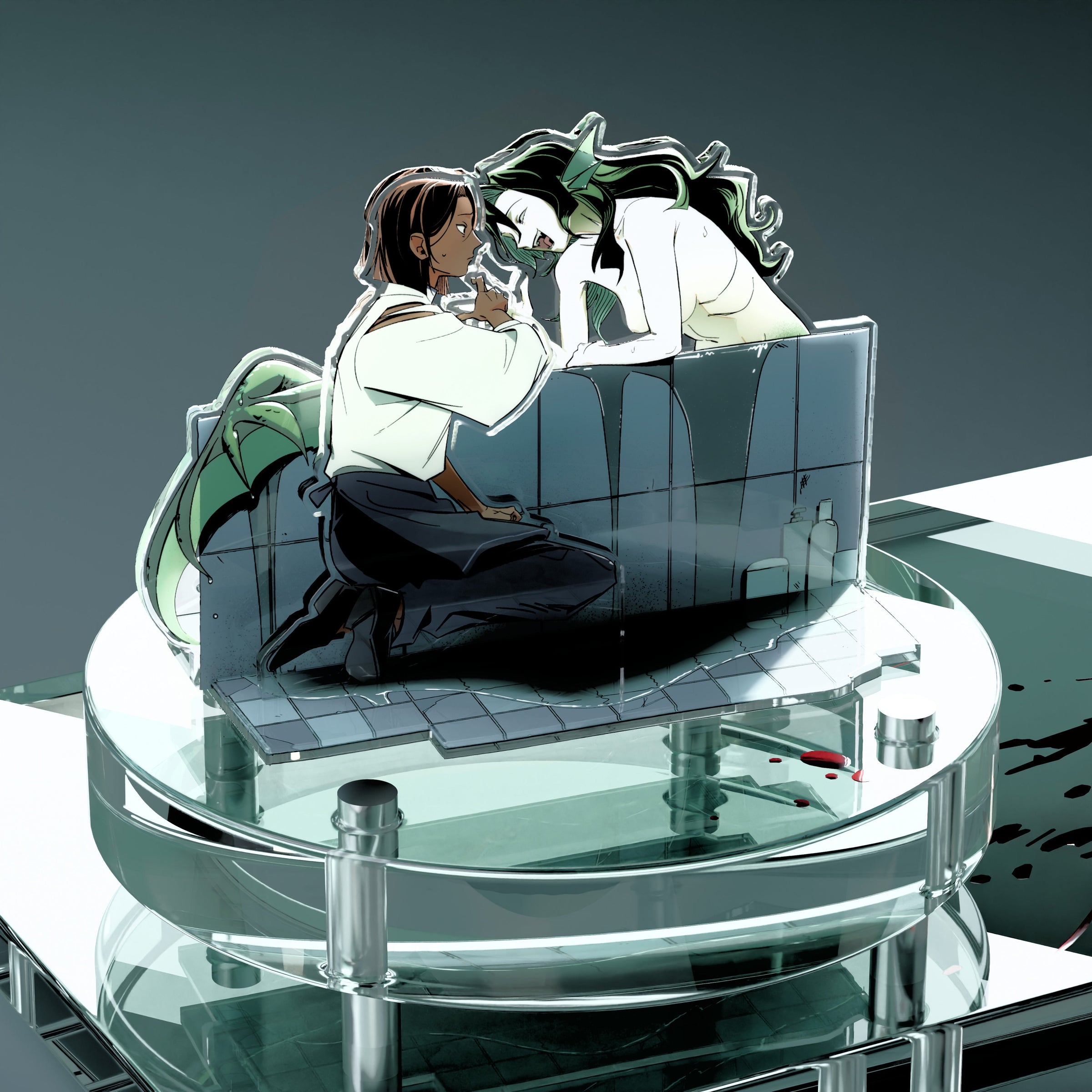 The Lovers Desktop Acrylic Standee Scene