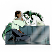 The Lovers Desktop Acrylic Standee Scene