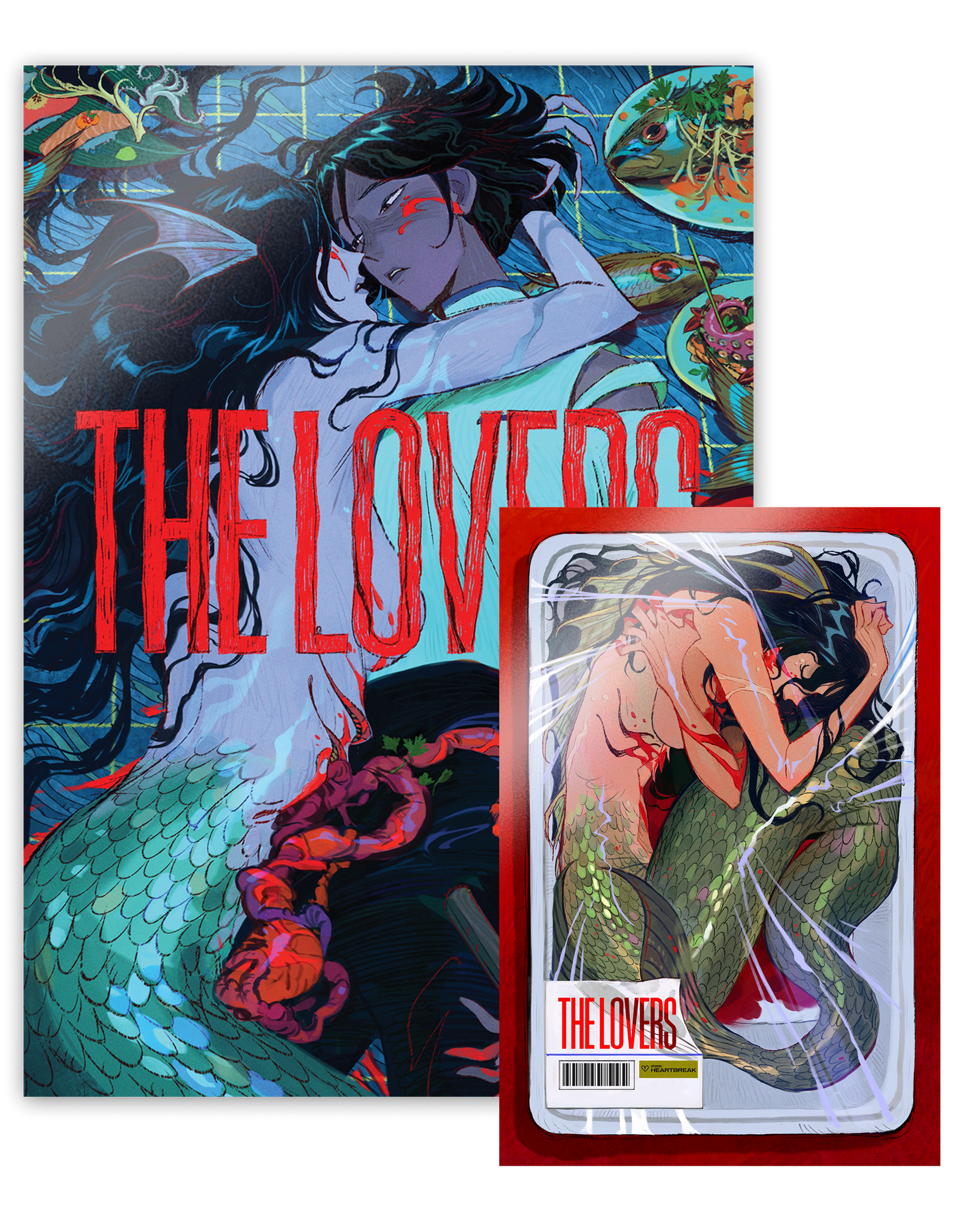 Official Poster and Ami Fresh Meat card print