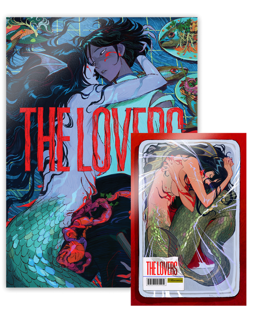 Official Poster and Ami Fresh Meat card print