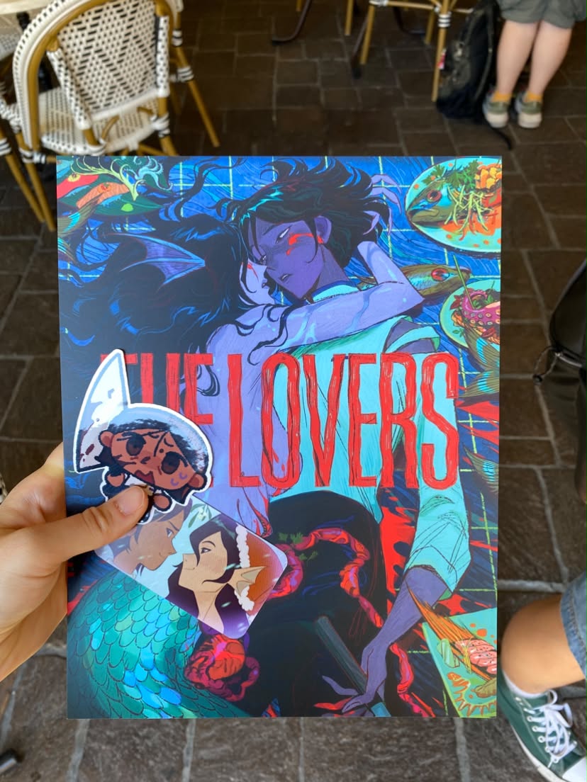 The Lovers merchandise shared by @yuinevo