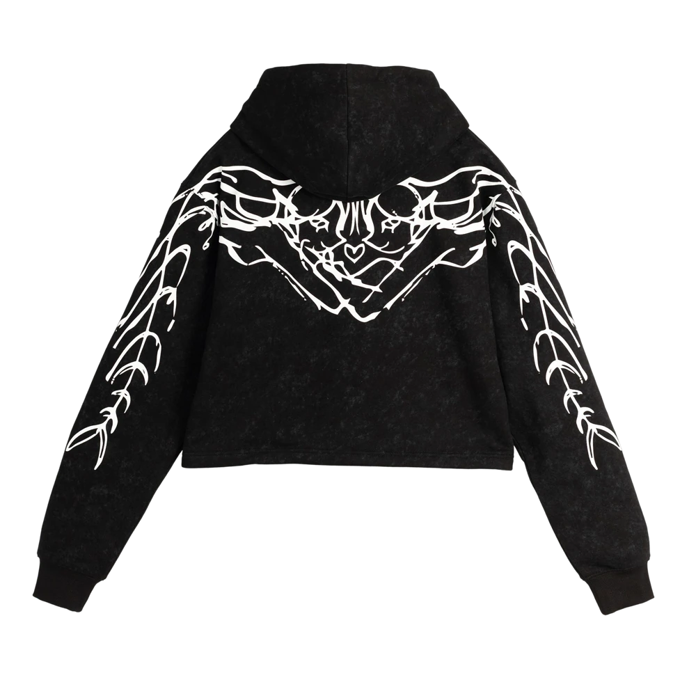 THE LOVERS CROP HOODIE